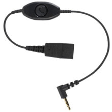 Купить запчасти и расходные материалы для мототехники Jabra: JABRA Link Mobile QD To 3.5 mm W.PTT Supervisor Cord Cable