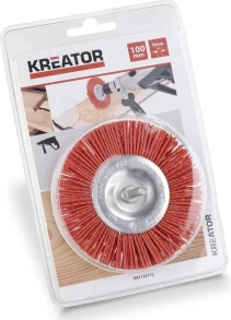 KREATOR 100 mm Nylon Circular Wavy Wire Brush