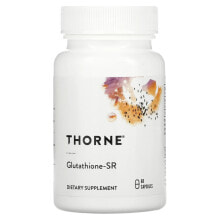 Антиоксиданты Thorne, Glutathione-SR, 60 капсул