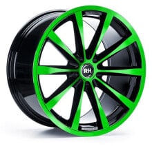 Колесный диск литой RH Alurad GT color polished - green 10.5x21 ET56 - LK5/114.3 ML72.6