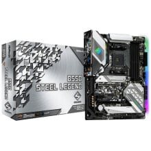 Купить видеокарты Asrock: ASRock B550 Steel Legend, AMD B550 Mainboard - Sockel AM4