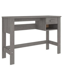 vidaXL desk HAMAR Light Gray 43.3