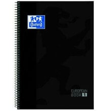 Notebook Oxford Classic 80 Sheets 5 Units A4 Staples Black (5 Pieces)