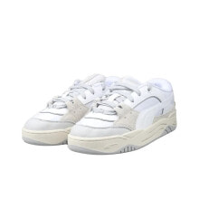 PUMA 180 Leather Reflect 休闲百搭 防滑耐磨 低帮 板鞋 男女同款 白灰色