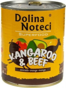 Купить влажные корма для собак Dolina Noteci: Dolina Noteci DOLINA NOTECI SuperFood z kangurem i wołowiną - mokra karma dla psa - 400g