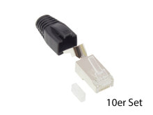 Alcasa GC-N0094 коннектор RJ45 Черный, Белый