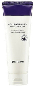 Tiefenreinigender Gesichtsschaum mit Kollagen - Mizon Collagen Milky Deep Cleansing Foam