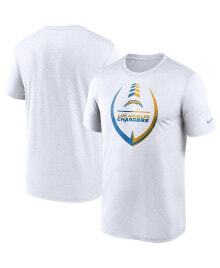 Men's White Los Angeles Chargers Icon Legend Performance T-shirt