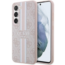 GUESS GUHCS23SP4RPSP S23 S911 4G Printed Stripe phone case