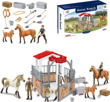 Children's play sets and figures made of wood