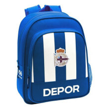 Детские школьные рюкзаки и ранцы для мальчиков школьный рюкзак для мальчиков R. C. Deportivo de La Coruna синий цвет