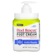 Heel Rescue, Superior Moisturizing Foot Cream, Fragrance Free, 16 oz (454 g) купить онлайн