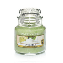Yankee Candle Classic small Vanilla Lime Candle Ароматическая свеча с ароматом ванильного лайма 104 г