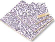 Rossi Decorative notebook A6 BR NP L07B Violet ROSSI flowers