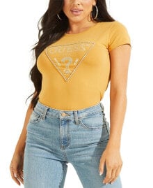 GUESS women's Embellished Logo T-Shirt