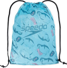 Speedo Worek Speedo PRINTED MESH BAG AU light adriatic/nordic teal/flamingo pink