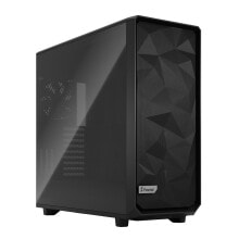 Computer cases for gaming PCs fractal Design Meshify 2 XL Light Tempered Glass - PC - Black - ATX - EATX - micro ATX - Mini-ITX - SSI CEB - Steel - Tempered glass - Gaming - 18.5 cm