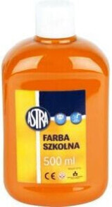 Купить краски для рисования для детей ASTRA: Astra Farba szkolna 500ml PomaraĹ„czowa