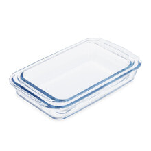 Dishes and molds for baking and baking