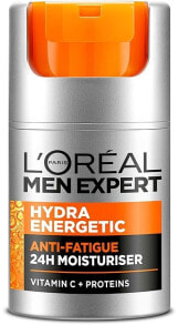 Feuchtigkeitsspendende Gesichts- und Halslotion für Männer - L'Oreal Paris Men Expert Hydra Energetic Daily Anti-Fatigue Moisturising