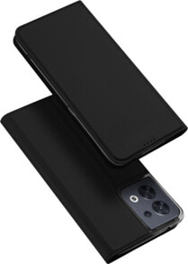 Dux Ducis Dux Ducis Skin Pro etui Oppo Reno 8 pokrowiec z klapką portfel na kartę podstawka czarne