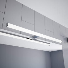 Светодиодный светильник для зеркала 600 мм Накладной светильник 230 В Хромированный светильник для ванной комнаты 600 мм Нейтрально-белый [Класс энергопотребления F]