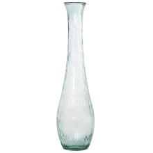 Floor vase Alexandra House Living Transparent Crystal 24 x 24 x 91 cm