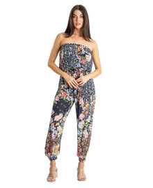 Купить женские комбинезоны La Moda Clothing: Women's Strapless Ankle Cuff Jumpsuit