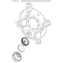 SRAM Quarq Red eTap AXS Power Meter Battery Cover Cover Cap