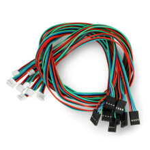 Комплектующие и запчасти для микрокомпьютеров соединительный кабель датчика силы тяжести DFRobot для Arduino - 4-контактный - I2C/UART - 50 см - 10 шт. - ПОДХОДИТ ДЛЯ 0773