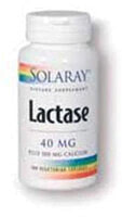 Пищеварительные ферменты solaray Lactase Лактаза 40 мг 100 растительных капсул