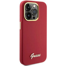 GUESS Guhcp15XSmbslm iPhone 15 Pro Max 6.7 Magenta Silicone&Frame phone case