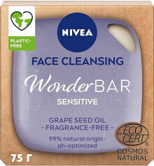 Natürliche Gesichtsreinigung für empfindliche Haut - Nivea WonderBar Sensitive Face Cleansing