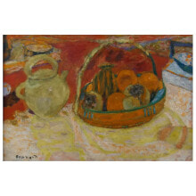 Leinwandbild Nature Morte Jaune Et Rouge