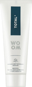 Aufhellende erfrischende antibakterielle Zahnpasta - Woom Total+ Comprehensive Care Toothpaste