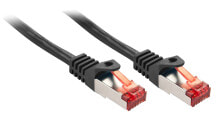 Кабели и разъемы для аудио- и видеотехники lindy Cat.6 S/FTP 10m сетевой кабель Cat6 S/FTP (S-STP) Черный 47378