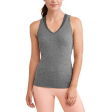 Купить женская одежда Athletic Works: Athletic Works Tank Top Women's Medium Heather Gray Back Mesh V-Neck Racerback