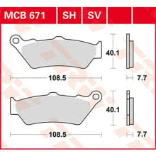 TRW Performance Street & Road Tracks BMW F 750 GS Abs 18 Sintered Brake Pads