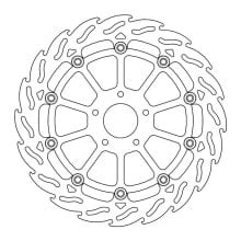 MOTO-MASTER Flame Husqvarna/KTM 112177 Left Front Brake Disc