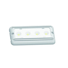 A.A.A. 9W 8-30V 135x70x16 mm Aluminium Ceiling 4 LED Light