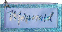 Incood pencil case Mermaid pencil case aquatic sequins turquoise