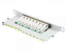 Комплектующие для телекоммуникационных шкафов и стоек Alcasa GC-N0123 патч-панель 0.5U