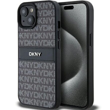 DKNY Dkhcp15Sprthslk iPhone 151413 6.1 Leather Mono Stripe phone case