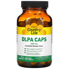 DLPA Caps, 1,000 mg, 60 Vegan Capsules