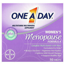 One-A-Day, Формула для женщин при менопаузе, мультивитаминная / мультиминеральная добавка, 50 таблеток