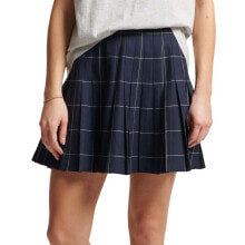 SUPERDRY Vintage Pleated Mini Skirt