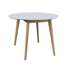 Orion DropLeaf 100cm Round Wooden Table