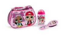 Cartoon L.O.L. SURPRISE NECESER BAÑO SET 3 pz Детский набор: Шампунь-гель 2в1 120 мл+ расчёска+ сумка