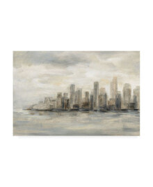 Trademark Global silvia Vassileva Manhattan Low Clouds Canvas Art - 15.5