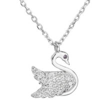 Женские кулоны и подвески silver necklace White swan 12019.1
